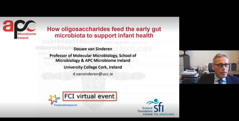 Webinar – Prof. Douwe van Sinderen – How oligosaccharides feed the early gut microbiota to support infant health